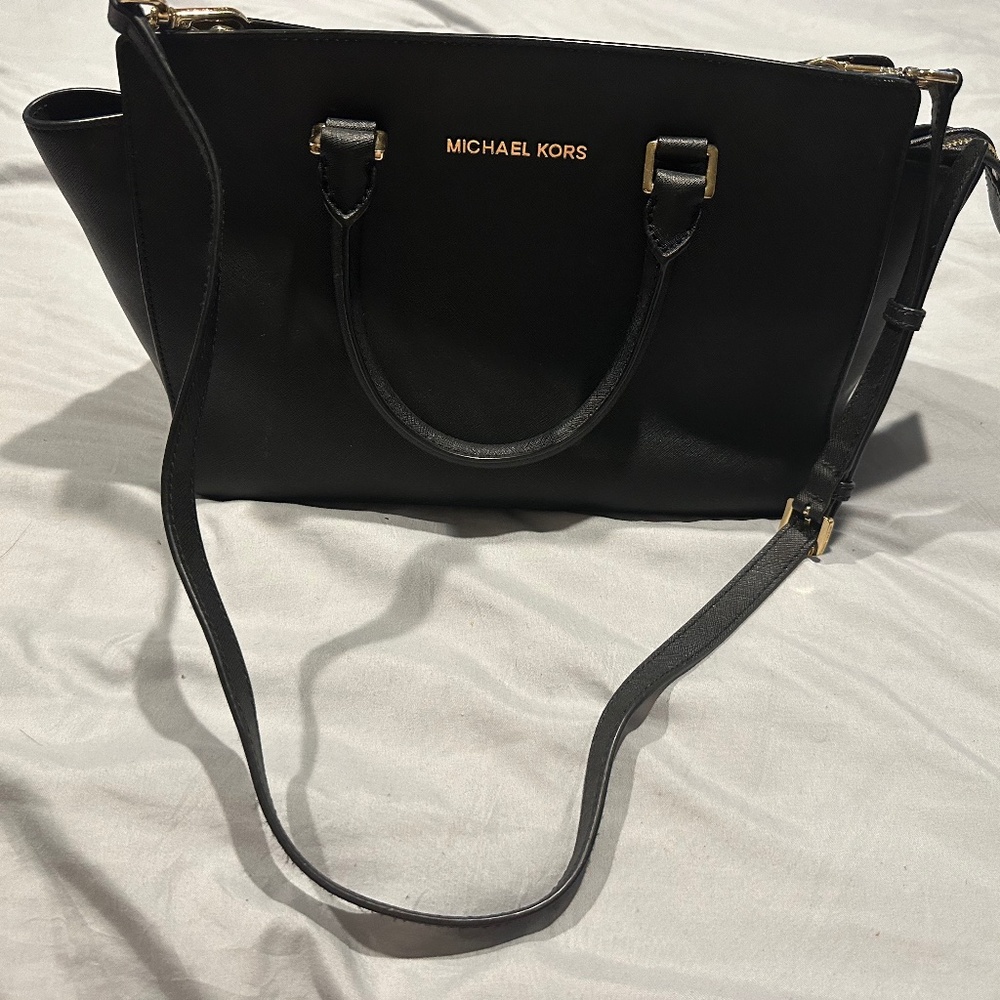 Michael Kors saffiano leather handbag